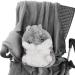 MUZIRI KINOKOO Cute Hamster Plush Pillow Blanket - Soft Folding Throw Blanket for TV, Sofa, Office Nap - Stuffed Toy Blanket - Grey - Buy Online on GoSupps.com