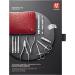 ZWILLING Manicure Set & Pedicure Kit - 10-Piece Nail Care Complete Set Crocodile Edition Cowhide - Premium Quality Red - Buy Online on GoSupps.com