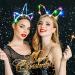 10Pcs LED Cat Ear Flower Crown Headband - Light Up Glow Hairband for Women, Girls - Perfect for Concerts, Parties, Halloween - Buy Online on GoSupps.com