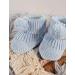 Royal Icon Newborn Baby Booties | 0-3 Months | Pom Pom Bootees for Boys & Girls | Blue | RI408 - Buy Online on GoSupps.com