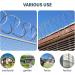 Tmee Razor Wire - 75m Coils for Secure Fencing | Barbed Wire for Garden Protection | Durable & Effective Wire Fence Solutions - Buy Online on GoSupps.com