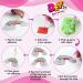 Urlax Arts and Crafts Kit for Kids Ages 8-12 - DIY Gem Keychains & 5D Diamond Painting Set - 6 Pcs Gem Painting Kits for Girls - Gift Ideas for Ages 5-12 - Buy Online on GoSupps.com