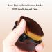 Portable Flat Top Foundation Makeup Brush for Blending Liquid & Cream Cosmetics - Black/Brown - Buy Online on GoSupps.com
