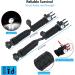 Survival Paracord Bracelet Set of 2 Blue- Tactical Emergency Gear Kit with SOS LED Light, Multitools, Fire Starter, Compass, and Whistle - Buy Online on GoSupps.com