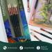Silver Brush Limited GP-1050 Grand Prix Set - Oil Painting Brushes - Round, Flat, Bright, Filbert, Xtra Long Filbert - Size 4 - Long Handle - Set of 5 Brushes - Buy Online on GoSupps.com