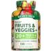 Nature's Truth Fruit and Veggies Supplement | 120 Vegetarian Capsules | 20+ Fruits & Vegetables | Vegetarian Non-GMO and Gluten Free Supplement