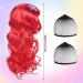 EUPSIIU Mermaid Wigs Costume Angels Princess Little Mermaid Pretend Fancy Dress Up Costume Wig Red Long Curly Cosplay Wig Adult Kids Mermaid Themed for Halloween Christmas Masquerade Party (Red) - Buy Online on GoSupps.com