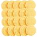 20 PCS Turmeric Cleansing Pads Reusable Facial Sponges Soft Absorbent Tumeric Pads Multipurpose Turmeric Face Pads for Daily Facial Cleansing Makeup Remover
