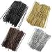 Zliutin metal u shape hair needles Wave shape hairpin of metal hair clips and shape wavy hair clips hair needle metal blond hair needle classic bobby pins for girls and women 200 pieces