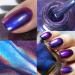 15ml Chameleon Nail Polish - Quick Drying Holographic Nail Varnish - Sparkling Chrome Nail Polish Magic Colour Iridescent Nail Varnish - Long-lasting Nail Polish for Manicure DIY at Home Holographic Blue Purple - Buy Online on GoSupps.com