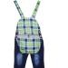KIDSCOOL SPACE Baby Denim Overalls 3D Cute Cartoon Knitted Jean Dungarees Blue 6-12 Months - Buy Online on GoSupps.com