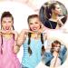 14 Pcs Colorful Double Ball Elastic Ponytail Holders for Kids and Women - Stylish Circle Bubble Hair Bands for Baby Toddler Girls - Rubber Hair Ties with Balls - Buy Online on GoSupps.com