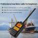 Retevis RM01 Handheld Marine Radio - Waterproof Two-Way Radio for Boats - USB Charging - NOAA Weather Alert - 1 Pack - Buy Online on GoSupps.com