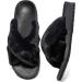 Women's Plantar Fasciitis Cross Open Toe Slippers - Orthopedic Arch Support Sandals for Foot & Heel Pain Relief - Indoor/Outdoor Wear - Black, Size 8 - Buy Online on GoSupps.com