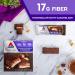 Atkins Endulge Chocolate Nutty Caramel Bar, Dessert Favorite, 2g Sugar, High in Fiber, Keto Friendly, 12 Count - Buy Online on GoSupps.com