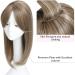 Ms Taj 18 Ash Light Brown Hair Topper - Long Layered Synthetic Clip-in Piece for Women | Add Volume and Style - Buy Online on GoSupps.com