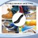 Sports Insole Plantar Fasciitis Insoles - Heavy Duty Support for Men & Women 210+lbs - Reduce Muscle Fatigue - All-Day Shock Absorption - Black (Size L) - Buy Online on GoSupps.com