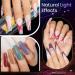Supwee Reflective Glitter Gel Nail Polish Set 12 Colors Shiny Disco Gel Polish Sparkling Glitter Holographic Nail Polish Soak Off UV Gel Manicure Kit Nail Art Salon - Buy Online on GoSupps.com