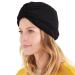 CHARM Women Chunky Turban Headband - Stylish Winter Head Wrap & Chemo Hat for Natural Hair in Black | International Shipping Available - Buy Online on GoSupps.com