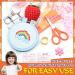 ZOCONE 12 PCS Cross Stitch Kits for Kids 7-13 - Beginner Embroidery Hoops & Tools with Instructions - Needlepointing Kit for Backpack Charms & Ornaments - Buy Online on GoSupps.com