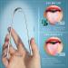 MasterMedi Tongue Scraper for Adults - Bad Breath Treatment & Oral Care Essential - 100% Stainless Steel - Easy to Use Hygiene Cleaner - 4 Pc Set - Buy Online on GoSupps.com