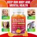 2 Pack Calcium Gummies 1000mg with Vitamin D3 K2 & B Complex Potassium Calcium Magnesium Zinc Gummies for Bone Muscle Mood and Immunity - Orange Flavor 120 Gummies 2pack - Buy Online on GoSupps.com