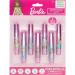 Townley Girl Barbie 7 pcs Kids Lip Gloss Set | Vegan Girls Makeup for Ages 3 Barbie 0.21 Fl Oz (Pack of 1)