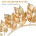 SOLUSTRE Bridal Headband Gold Leaf Princess Tiara Wedding Headpiece Prom Festival Hair Accessories for Women Girls Golden - Buy Online on GoSupps.com