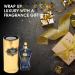 Blue For Men Gold Sensual Woody Fragrance for Men | Long Lasting Cologne Aromatic Scent Eau de Parfum Natural Spray - Great Holiday Gift 3.4 Fl Oz/100 Ml - Buy Online on GoSupps.com