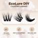 LASHVIEW 3D Wispy Cluster Lashes - Reusable Multilayered Eyelash Extensions (10-16mm) | Fluffy DIY Eyelash Clusters for Stunning Volume - Buy Online on GoSupps.com