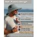 Men's Wide Brim Sun Hat with Neck Flap - Grey | Outdoor Fishing Safari Cap - Buy Online on GoSupps.com