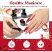MIZHSE Christmas Gel Nail Polish Set 6 Colors Sparkle Green Glitter Gold Silver Gel Polish Dark Green Dark Red Gel Polish Kits Soak Off Nail Art Manicure Home New Year Christmas Day Gifts for Women 1- Christmas Gel Polish - 6PCS (290) - Buy Online on GoSupps.com