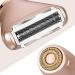 Painless 2-in-1 Electric Razor for Women - Wet and Dry Bikini Trimmer for Face, Legs, and Underarms - Cordless Lady Hair Removal in Gold - Buy Online on GoSupps.com