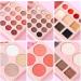 Palette de livres de maquillage | avec illuminateur et clat - Blush et palette de fards paupi res | pour femme pour anniversaire Saint-Valentin voyage vacances f te camping sc ne ext rieure - Buy Online on GoSupps.com