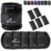 Sports of weight cuffs adjustable ankle weights set foot/wrist weight cuffs 0.45kg-1.6kg (per ankle)/0.9-3.2kg (per pair) a few black