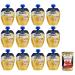 Italian Gourmet E.R. Melinda Mela Banana Pack of 12 Fruit Purees 100% Apple and Banana Puree 90g + 400g Box