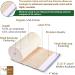 Premium 4 Wide Elastic Bandage Wrap (2 Pack) - Nexskin Latex Free Compression Bandages - Washable & Reusable USA Organic Cotton - Hook & Loop Fasteners - Buy Online on GoSupps.com