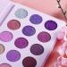 Afflano 15-Color Makeup Palette - Highly Pigmented Matte & Glitter Eyeshadows in Purple Pink and Silver | Perfect for Girls & Women - Buy Online on GoSupps.com