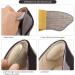 Makryn Premium Heel Pads Inserts - Prevent Shoe Slipping and Blisters - Beige/Black - Men/Women - Buy Online on GoSupps.com
