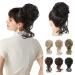 REECHO Messy Bun Hair Piece Tousled Updo Elastic Hair Bun Hair Piece for Women Synthetic Messy Hair Bun Donut Accessories Scrunchies - Black Brown
