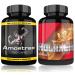 Holaxen Amostrax 240 capsules Testo Booster muscle building and pre workout booster