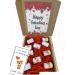 Valentine s Day Love heart Sweets with wrappers in box- teddy- gift box