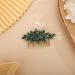 Chargances Crystal Bridal Hair Comb in Malachite Green | Handmade Wedding Hair Accessories for Bride, Prom, Flower Girl | Fashion Hair Clip with Rhinestones - Buy Online on GoSupps.com