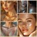 UCANBE Rose Gold Face & Body Glitter Liquid Highlighter - Illuminating Dewy Drops with Brush 50ml Luminizer & Skin Shimmer Oil - Buy Online on GoSupps.com