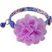 BoomBone Floral Cat Collar with Removable Purple Flower Charm - Breakaway Small Dog Collar with Bell - Buy Online on GoSupps.com