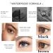 Heykomi 4D Fiber Curl Waterproof Mascara - Black/Brown | Long Lasting Formula - Buy Online on GoSupps.com