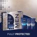 NIVEA MEN Fully Protected Gift Set (3 Products) Men's Skincare Gift Set with Face Wash Exfoliating Scrub and Moisturiser Perfect as Christmas or Birthday Gift for Him - Buy Online on GoSupps.com