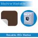 RMS Washable & Reusable Incontinence Chair Pad  Seat Protector & Bed Pad (Brown) - Buy Online on GoSupps.com