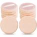 Sibba Loose Powder Puff 12 Pieces Round Velour Face Makeup Compact Body Container - Skin Color - Buy Online on GoSupps.com