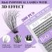 Lash Clusters Individual Lashes 260 PCS - 30D 40D 12mm Wispy 3D Effects - Fluffy Eyelash Extensions for DIY at Home - 280PCS 3D Fluffy 30D 12mm - Buy Online on GoSupps.com
